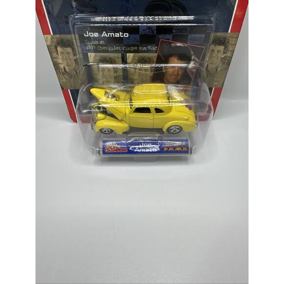 VINTAGE RACING CHAMPIONS WHEELS OF FAME "NHRA" 1939 CHEVY COUPE JOE AMATO - Picture 2 of 8